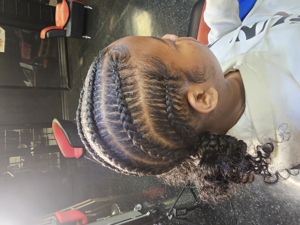 6 STITCH BRAIDS (HAIR INCLUDED)