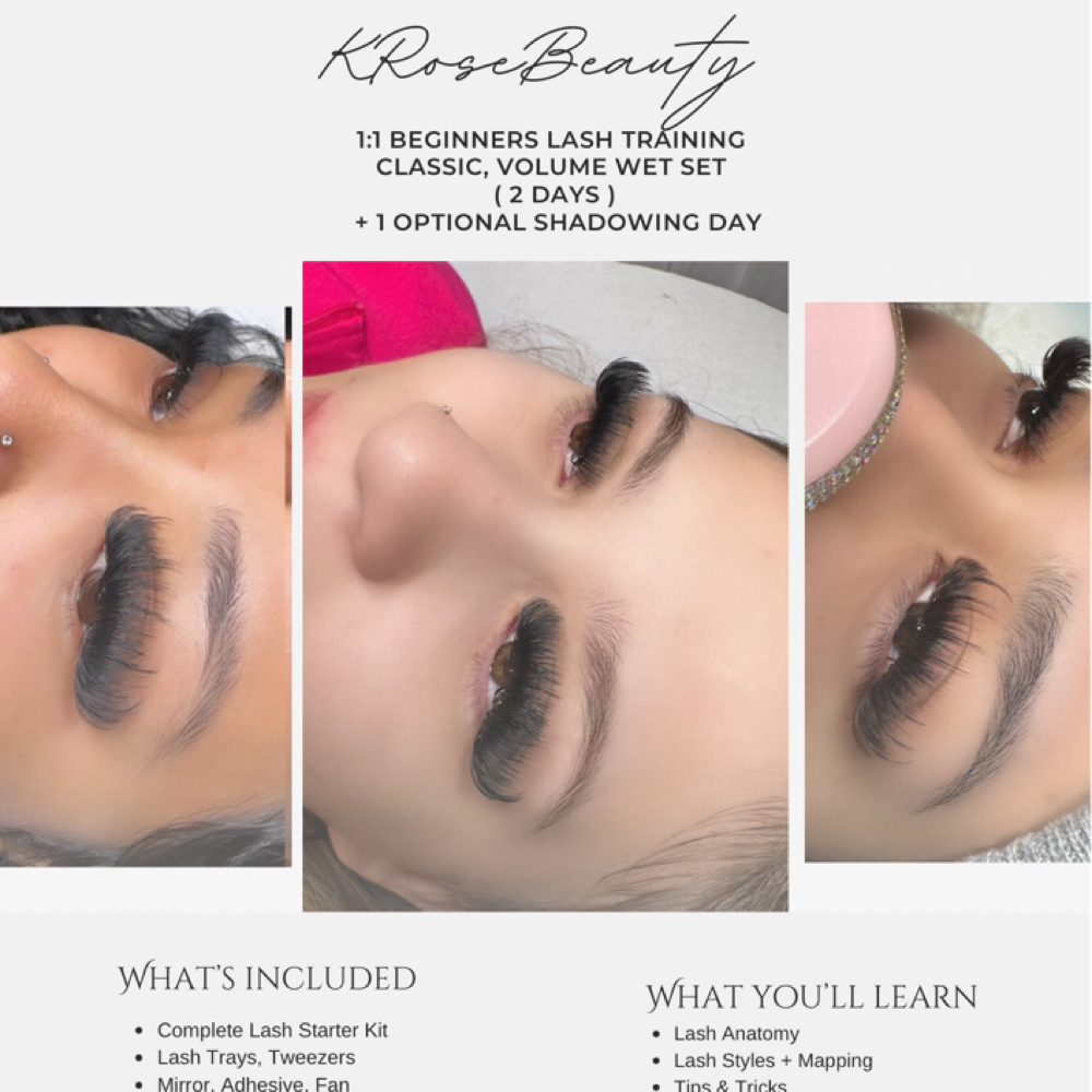 Online Lash Training at KROSEBEAUTY in Hollister, CA