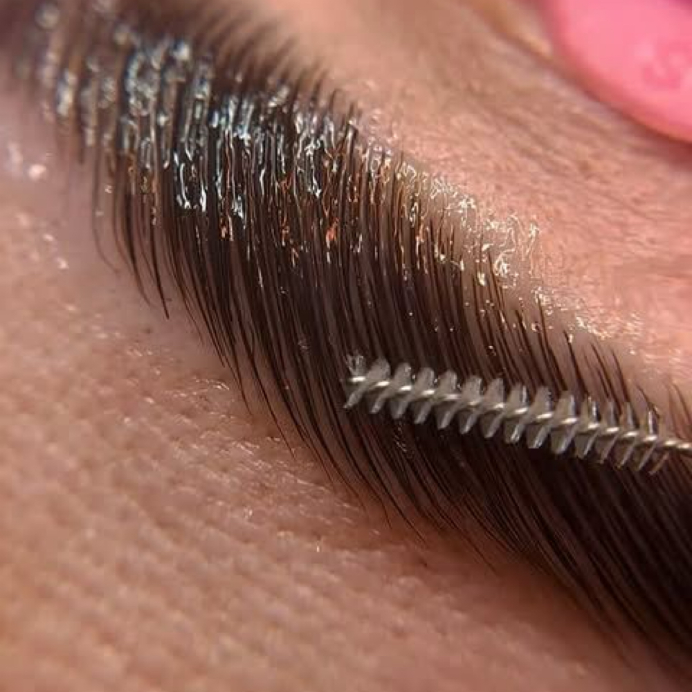 Brow Lamination Maintenance at Dania's Dominican Beauty Salon in Hicksville, NY