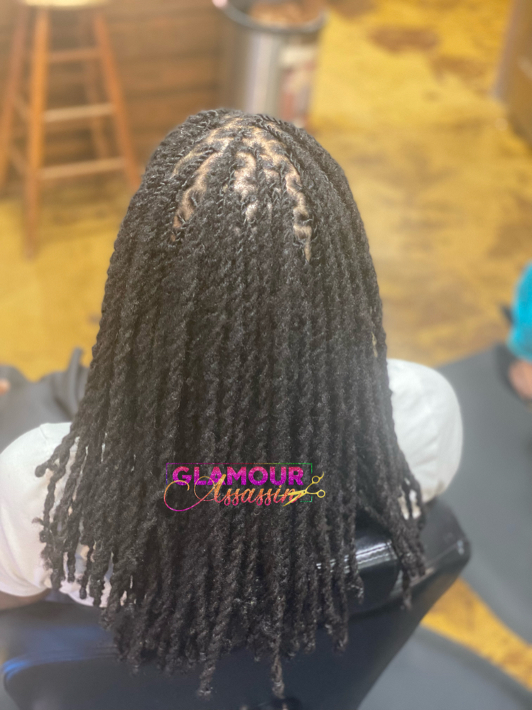 Loc Two Strand Twist Style ONLY at Glamour Assassin in Jackson, MS