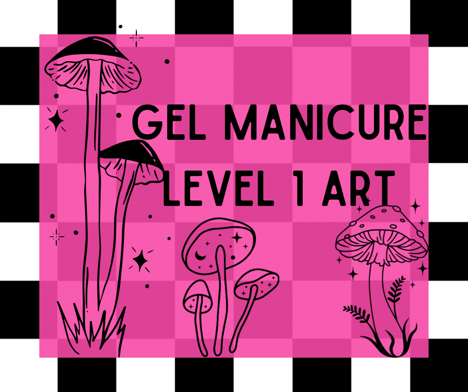 Gel Mani with Level 1 Art