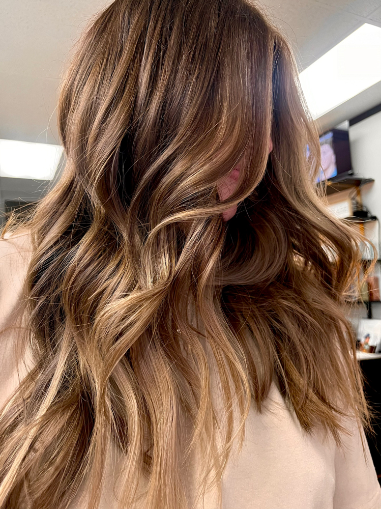 Reverse balyage