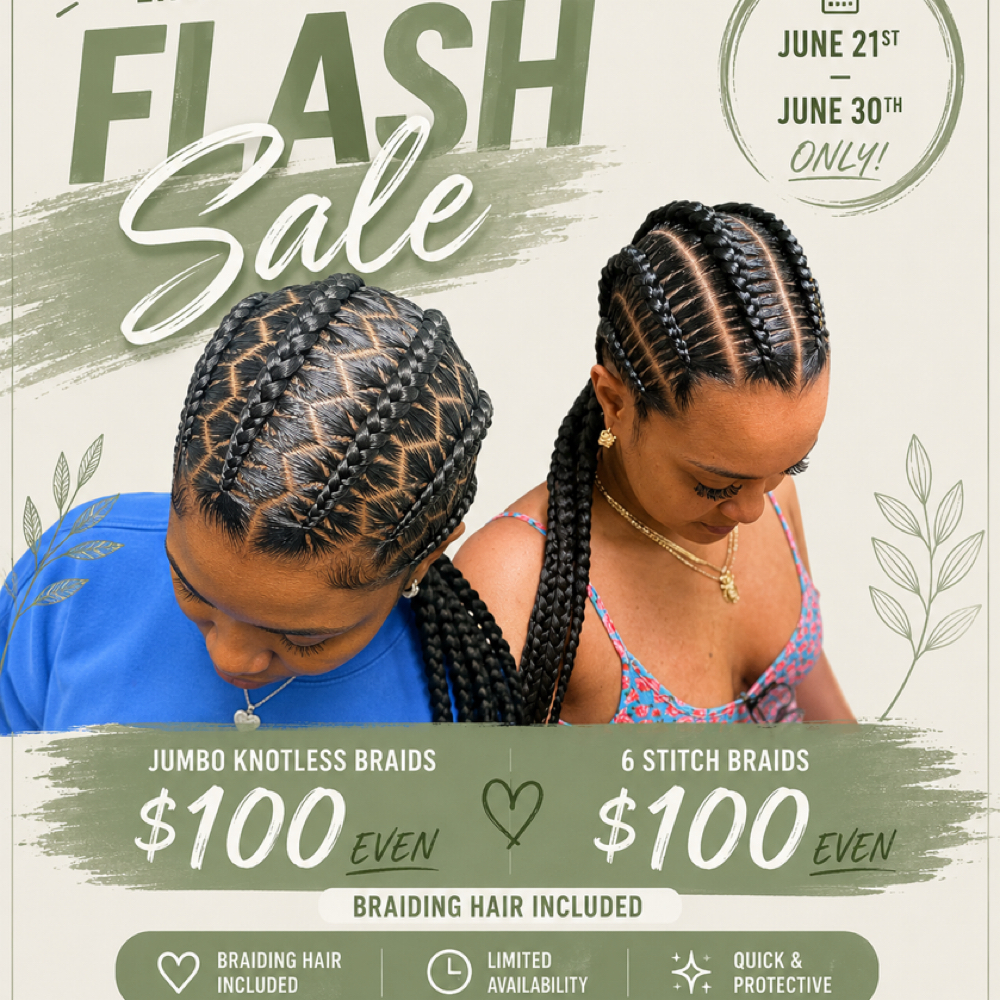 Summer Deal - Stitch Braids at JOYABEANN CO. in Chicago, IL
