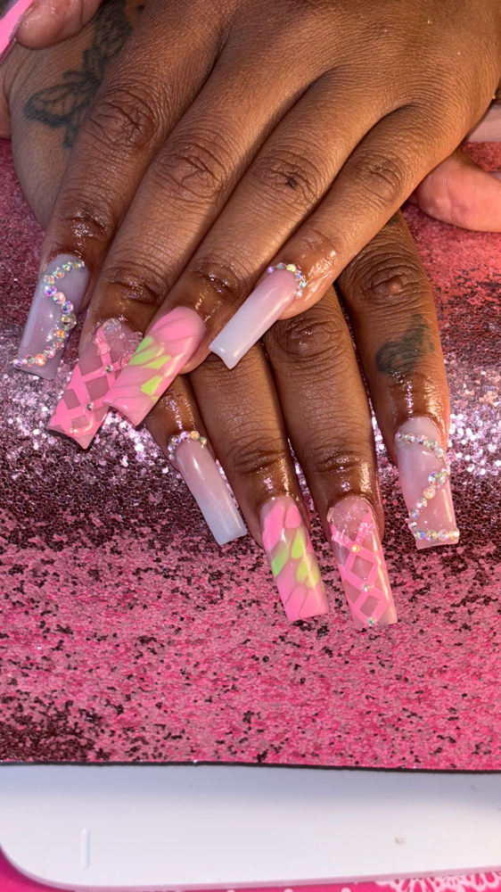 Long And Xlong Acrylic Nails at NailsByAprel in Saltillo, MS