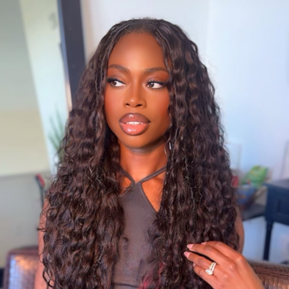Waterfall Locs luxe at Loc’d By Naomi in Irvine, CA