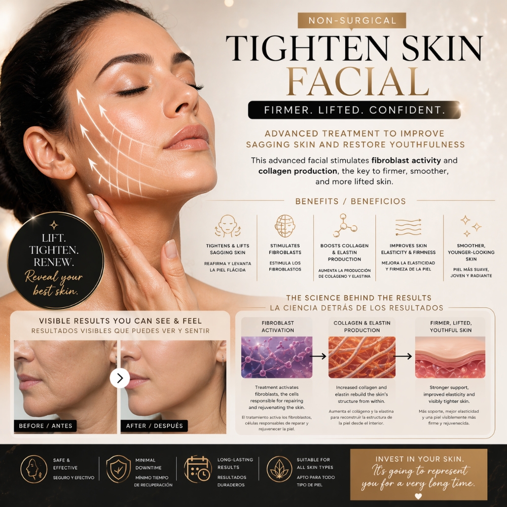 Skin Thightening Rejuvenation Facia at Ady Glow Esthetics in Houston, TX