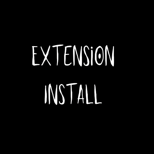 Extension Install