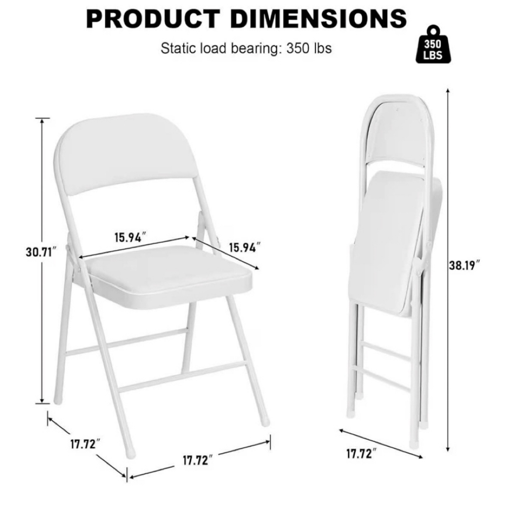 Fold Out Chairs at Wonderland Inflatables in Louisville, KY