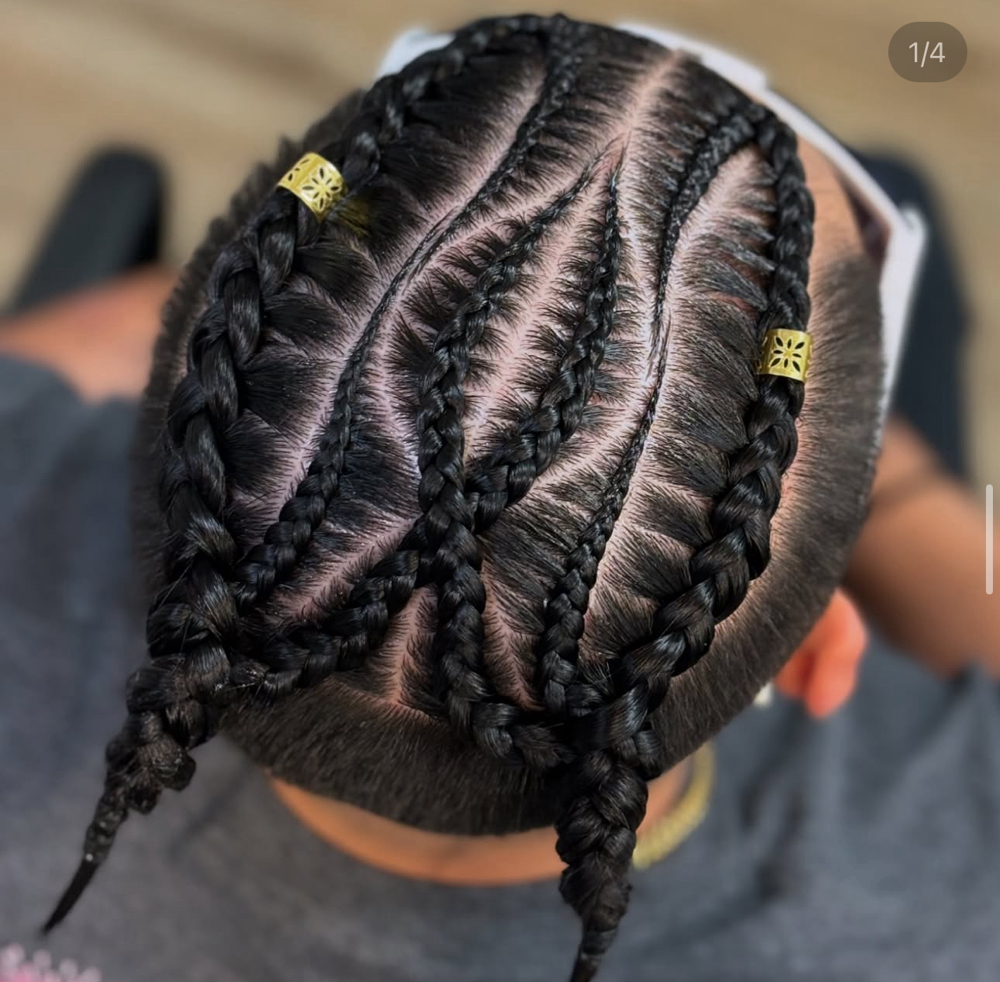 BRAIDS with DESIGN at Heavens Braid Galore in Westminister, CO