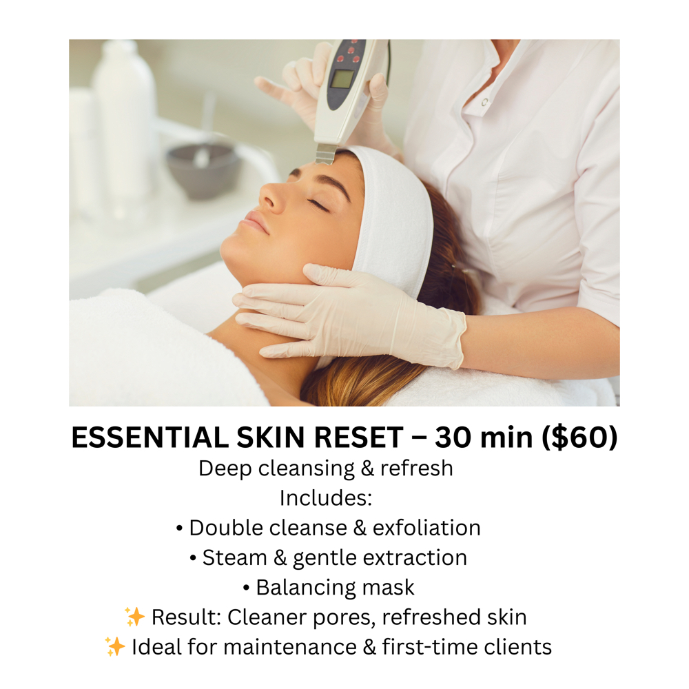 🌿 ESSENTIAL SKIN RESET – $60 (30 m at Bee Beauty in Philadelphia, PA