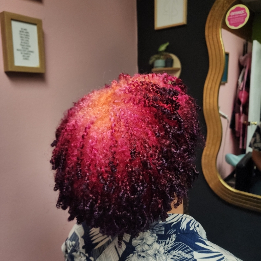 Creative color services at PaintedCurly in Salem, OR