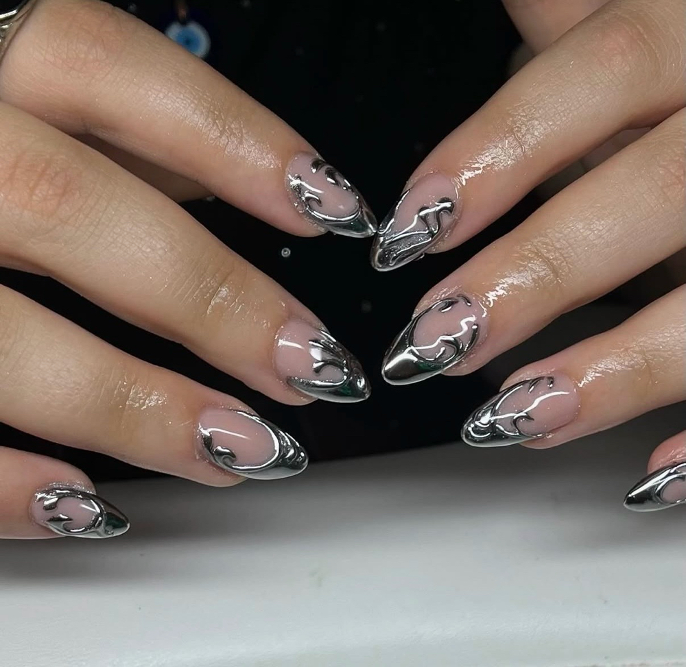 Chrome (nail Art) at Gloss Boss Nails in Nampa, ID