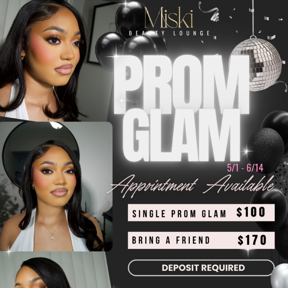 PROM MAKEUP!!! at Miski Beauty Lounge in Aurora, OH