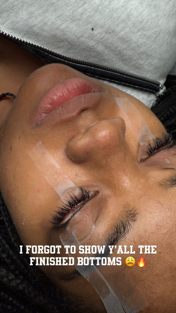 Bottom lashes at The Rich Lounge in Florissant, MO