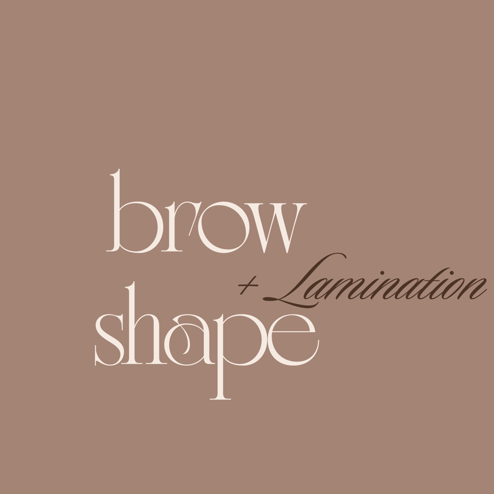 Brow Shape + Lamination at Thefansibrand in Towson, MD
