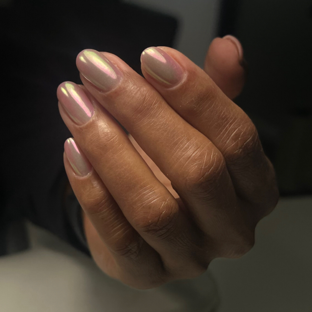 Chrome nail design-Add On at MY Nails Studio in Elkins Park, PA