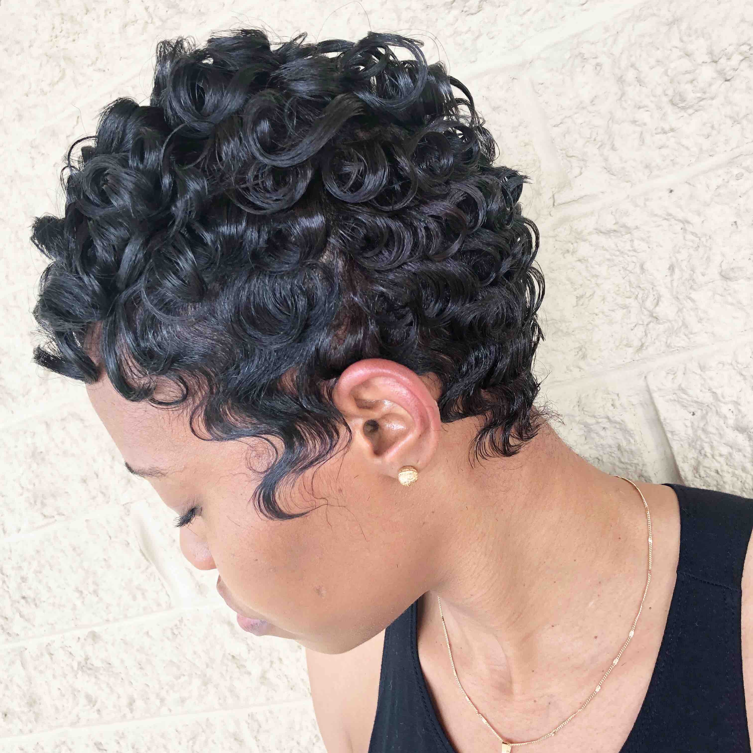 Waves and pin on sale curls