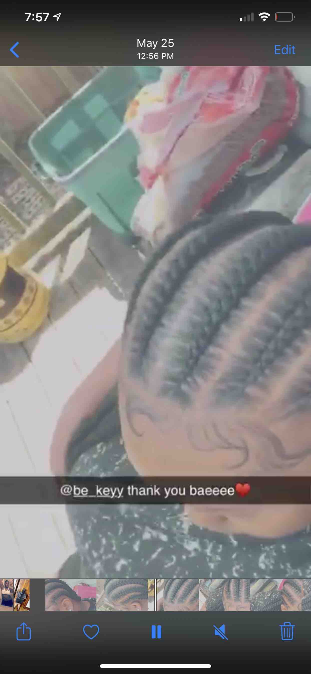 7-9 Feed In Braids