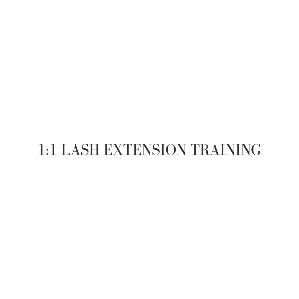 1:1 Lash Extension Training