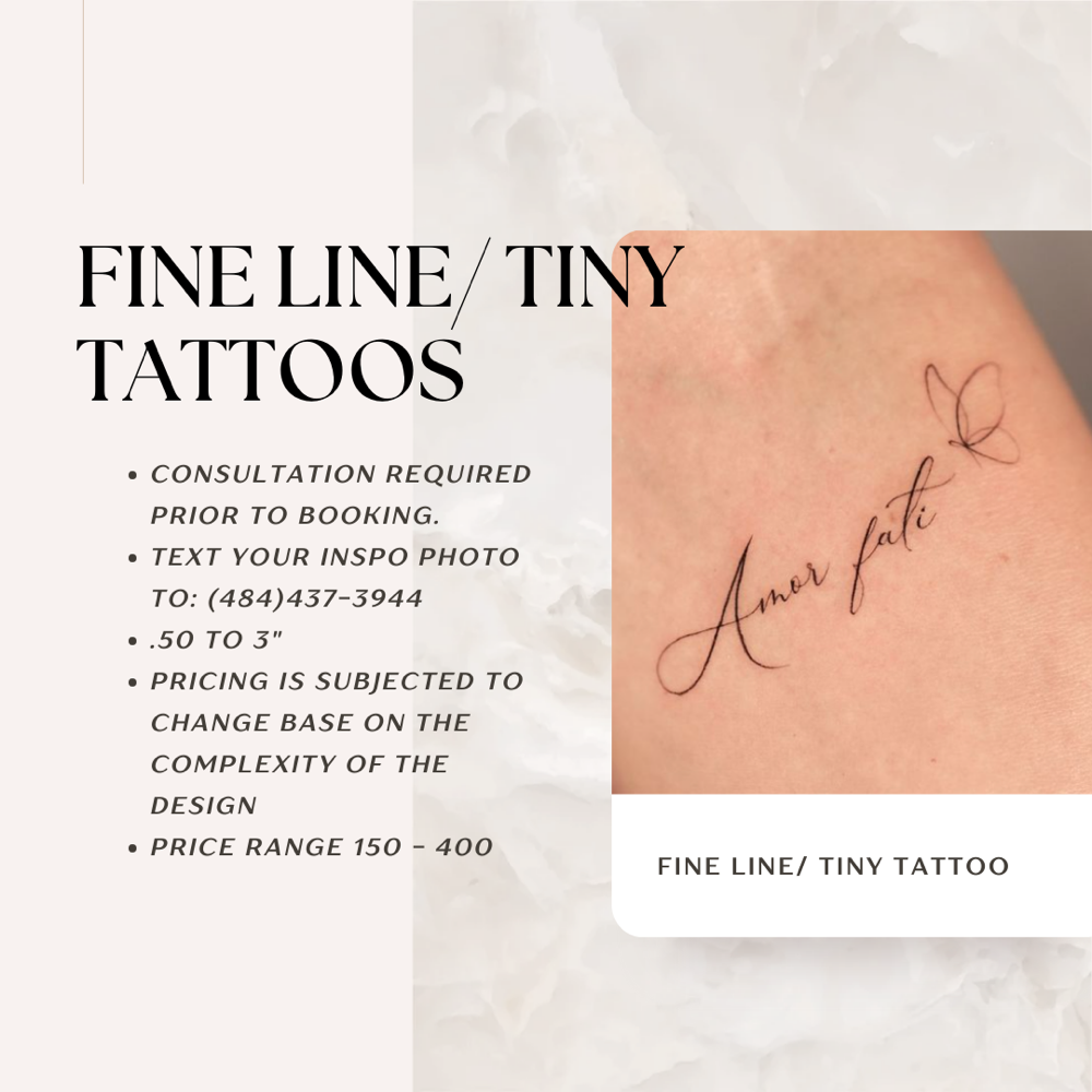 Fine line/ Tiny Tattoo