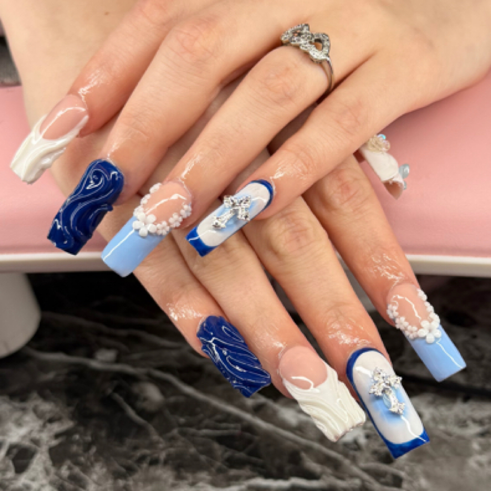 Long Acrylic Full Set at Rootin 4 ya in Shelbyville, IN