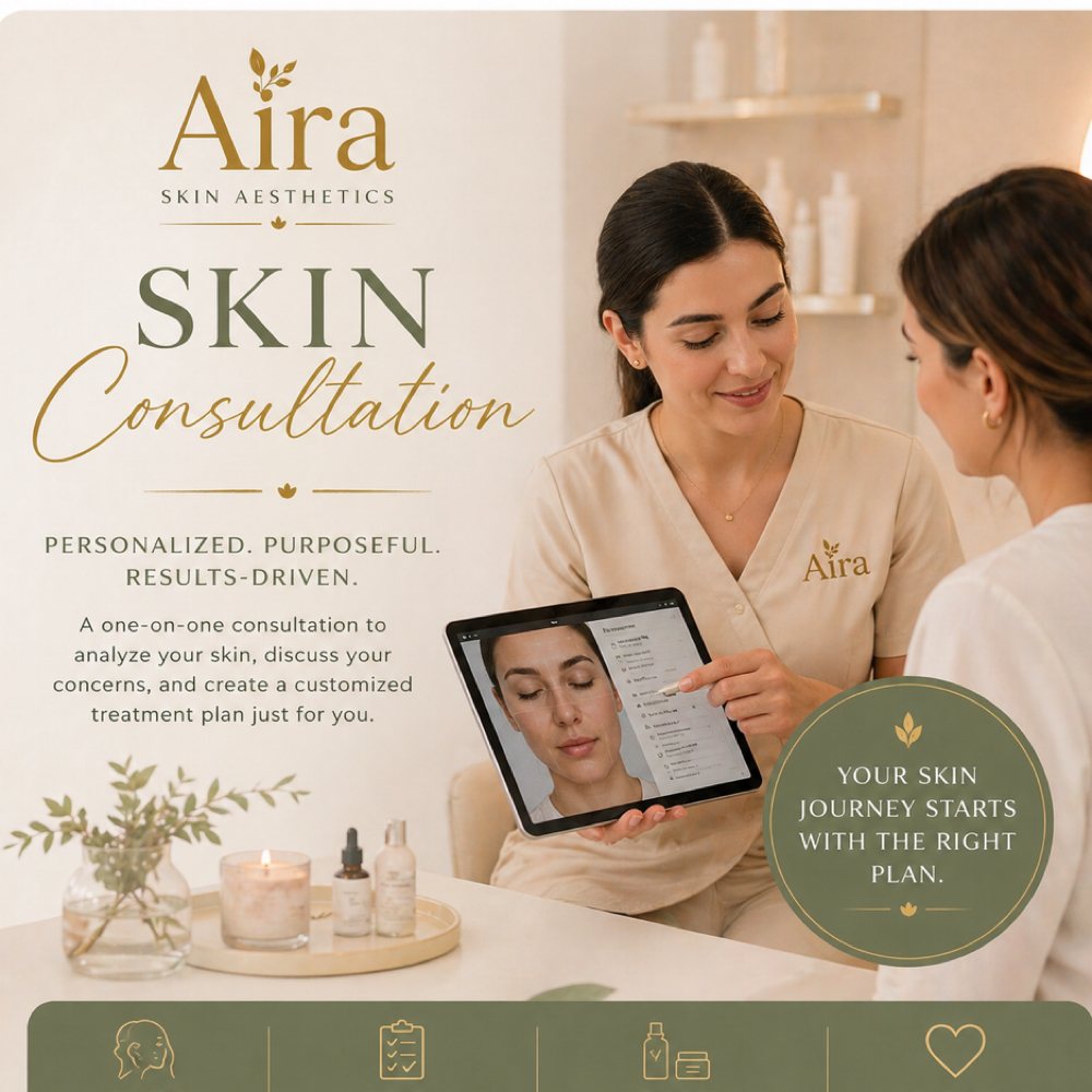 New Client Consultation at Aira Skin Aesthetics in Georgeotwn, TX