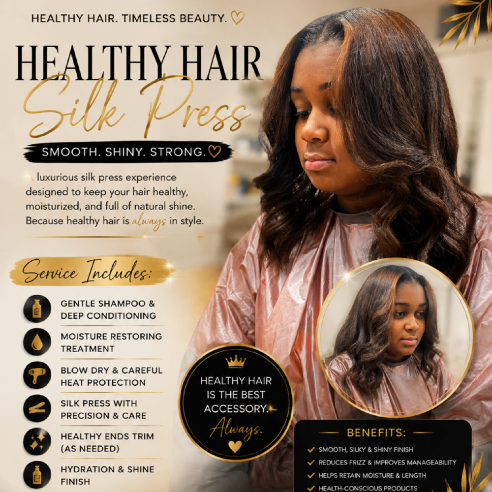 Silk Press at Viva Luxe Roots in Hendersonville, TN