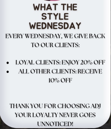 What The Style Wednesday at A Daye’s Journei Beauty Bar in DeSoto, TX