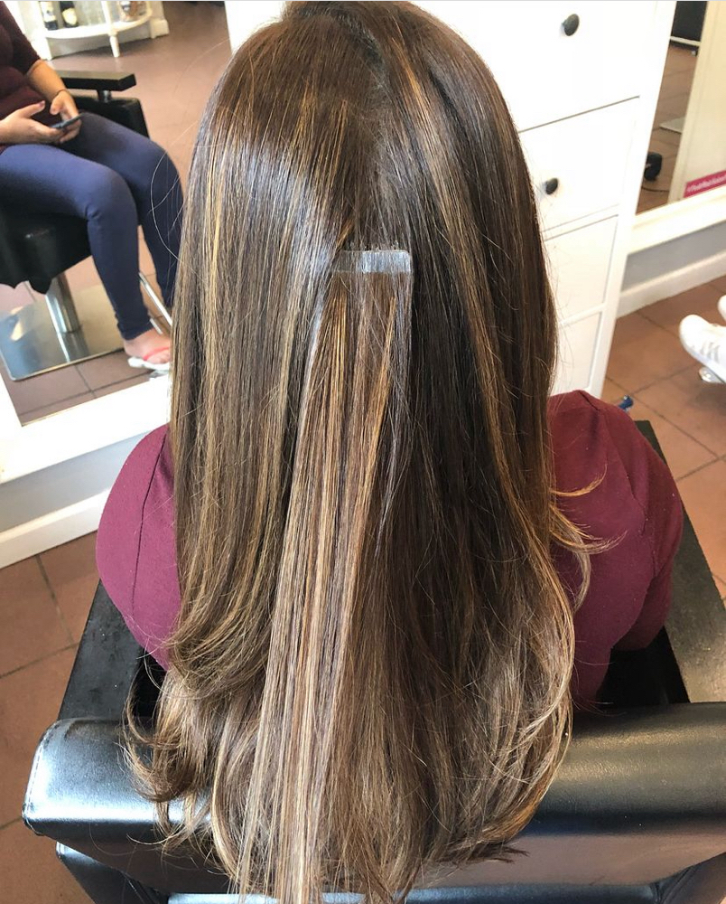 TapeIn Hair Extensions Installation