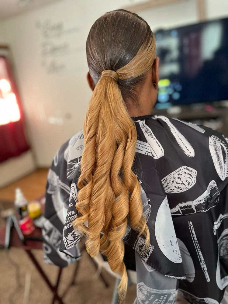 Ponytail Style With Extentions