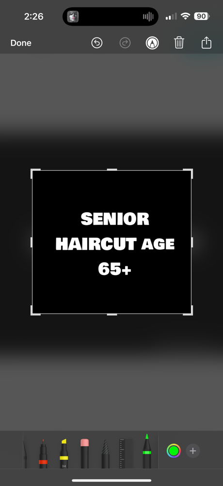 Senior Haircuts Age 65+