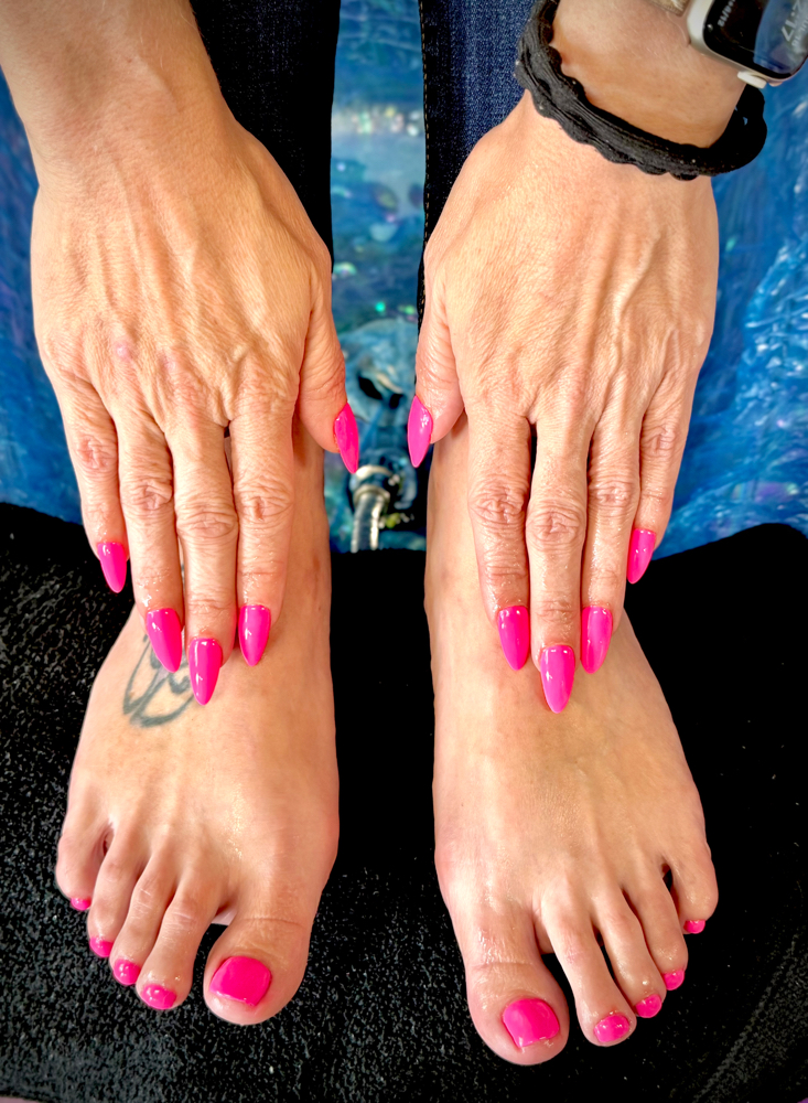 Gel X Pedicure
