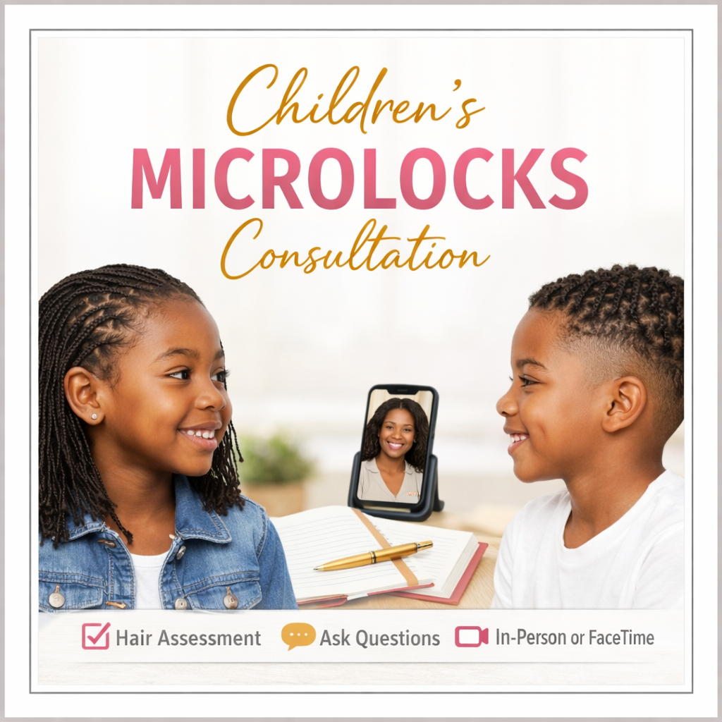 Children’s Microlocks Consultation at Paradise Hair Promotions in Bedford Heights, OH