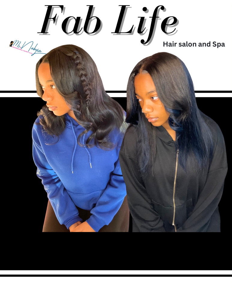 Weave Re-curl at Nakyia Stubbs in Wayne, MI