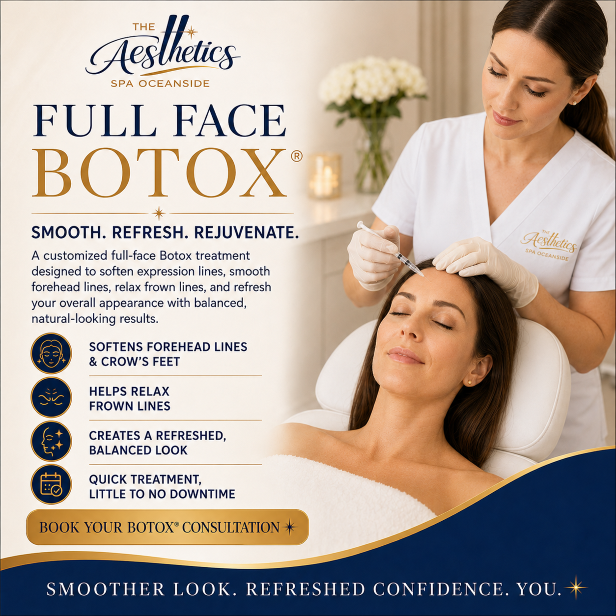 Full Face Botox at The Aesthetics Spa in Oceanside, NY