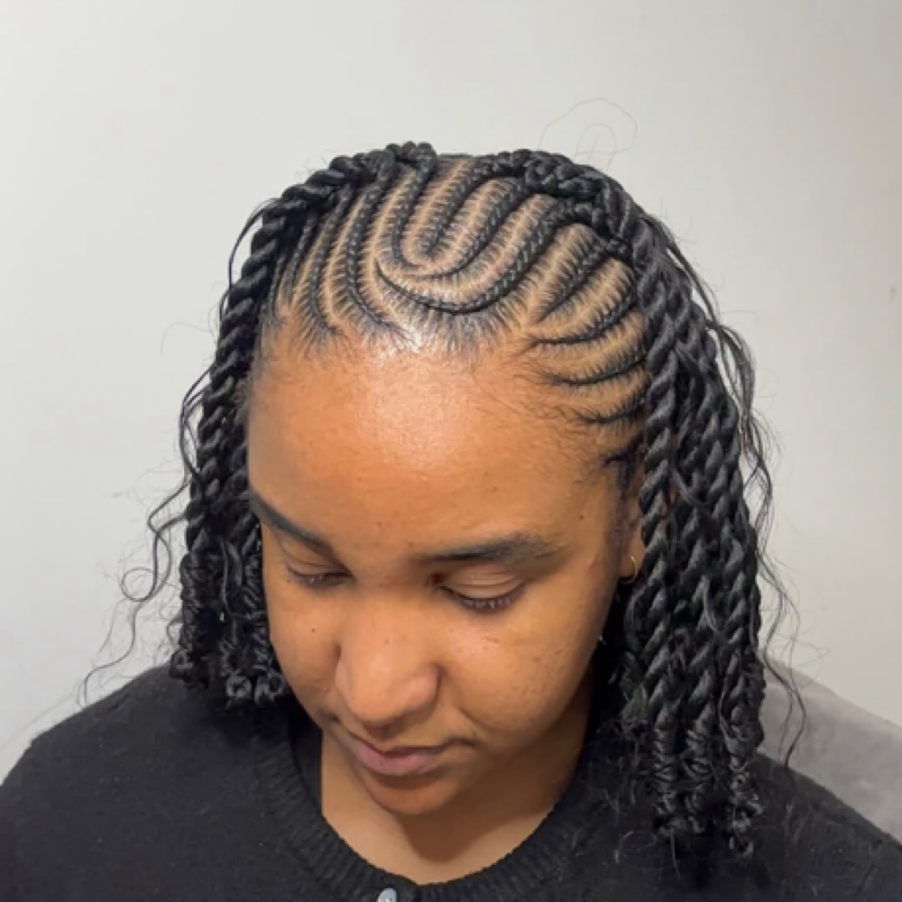 Small Senegalese Twists Shoulder Le at Haus Of Kartel in Rochester, NY