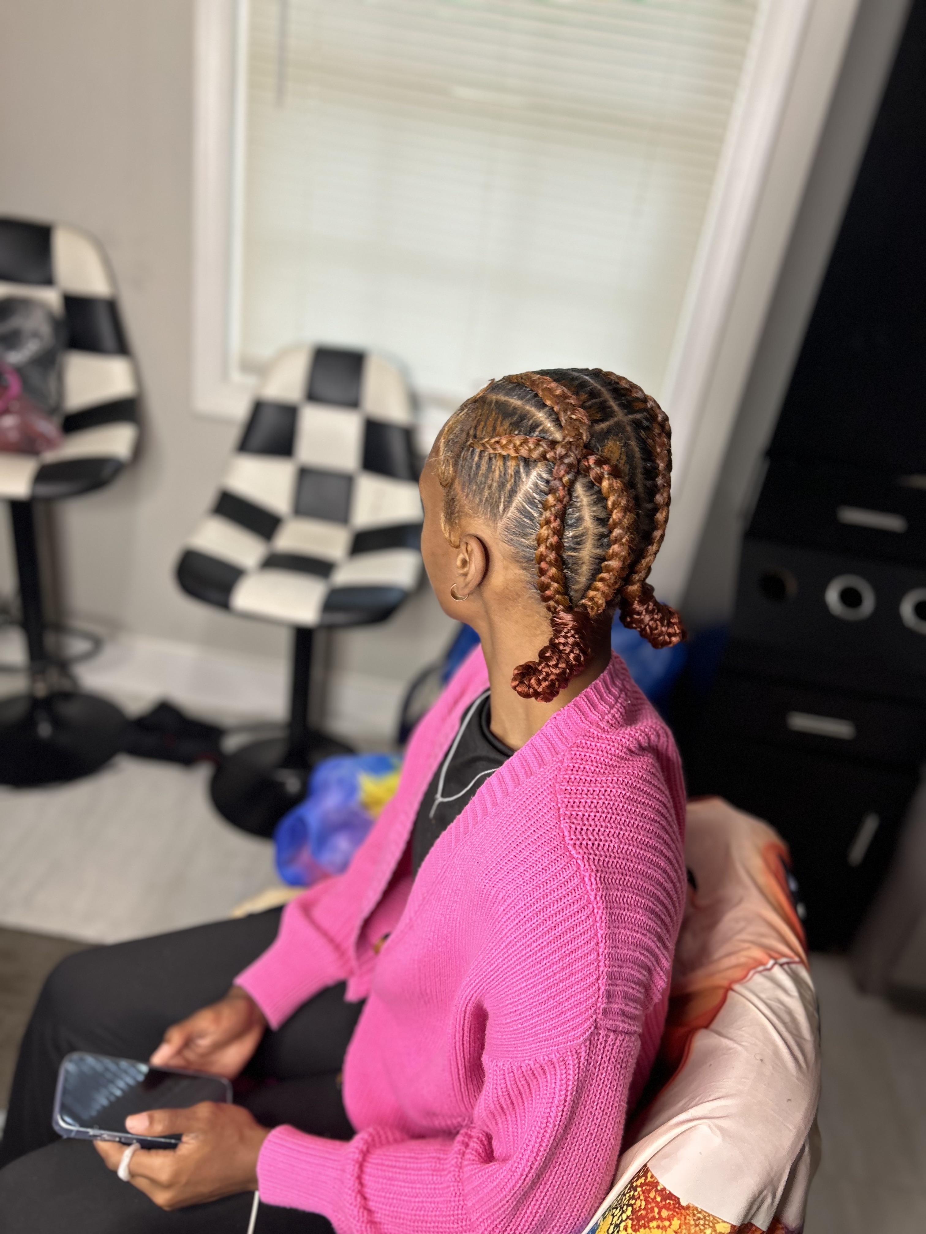 Criss Cross Stitch Braids at LaNaya Styles in Gastonia, NC