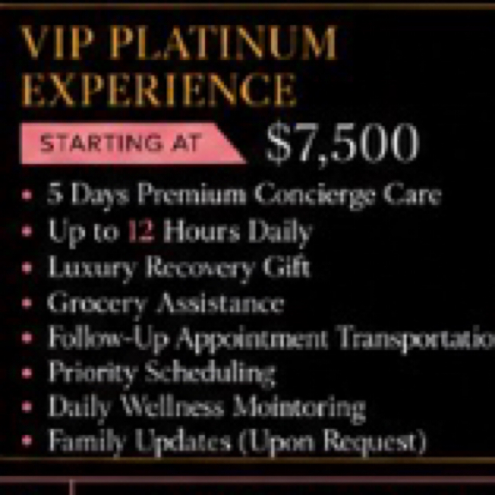 VIP Surgery Sister platinum 7 days at The Beauty Studio by Mia’Love in Allentown, PA