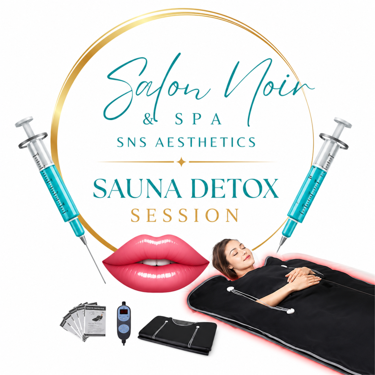 Sauna Detox Session at SNS Aesthetics @ Salon Noir & Spa in Kingwood, TX