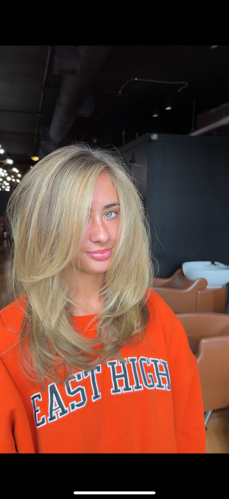 Signature Cut + Blowout at DesignsByDillon in Parkville, MO