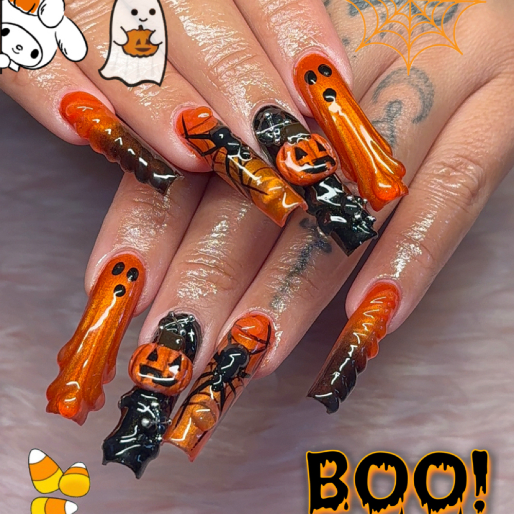 Gel x Long freestyle at Gothedupbeauty in Brandon, FL