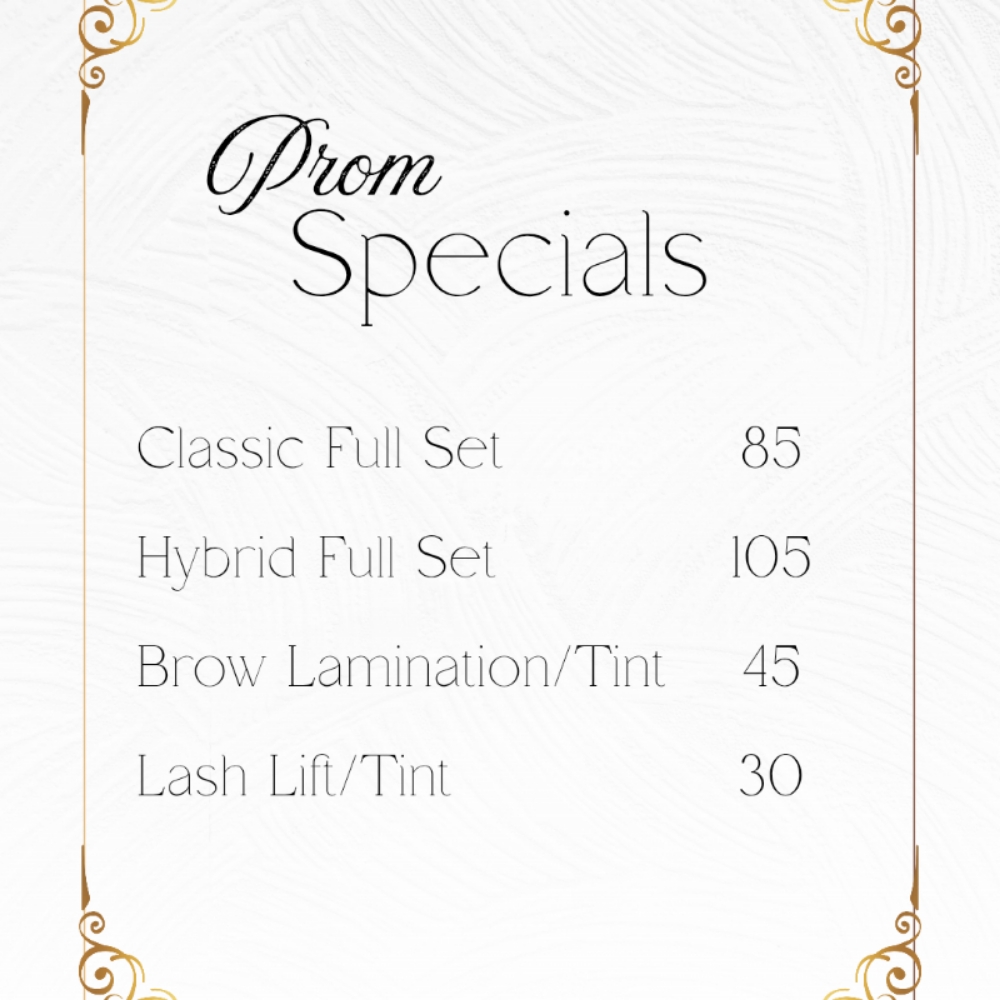 PROM Specials at Pretty Girl Lashing in Tomball, TX