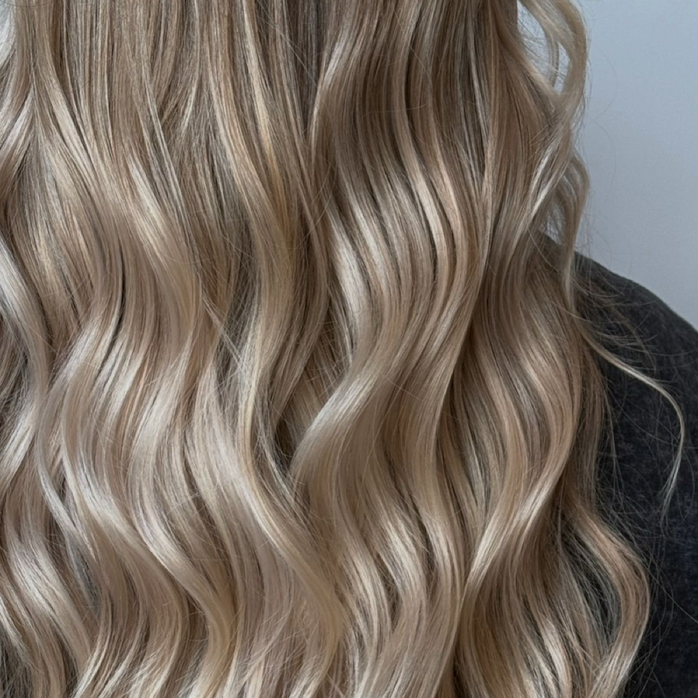 The Revived Blonde at Rita Mae Hair Co. in Auburn, KY