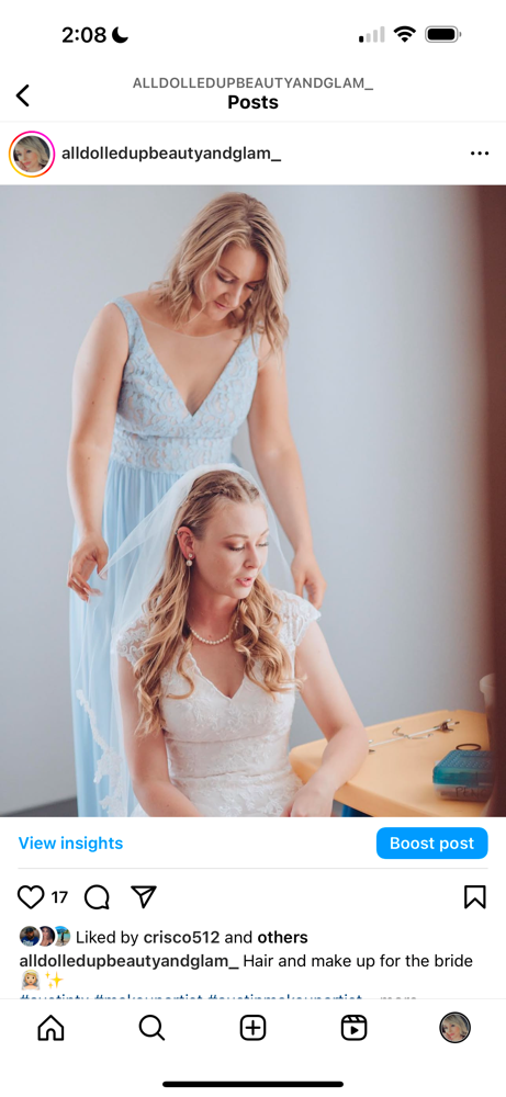 Bridal Make Up Application