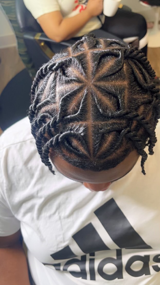 Male Invisible Loc Twist