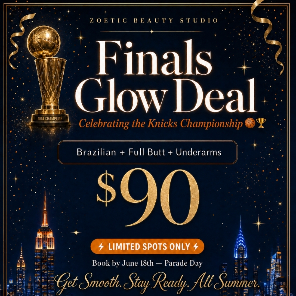 KNICKS Final Glow Deal at Zoetic Beauty Studio in New York, NY