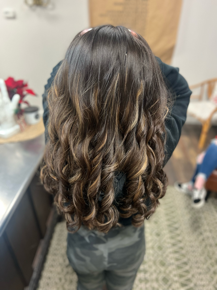 Balayage With Toner