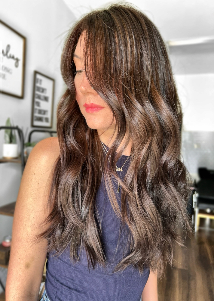 Root color (includes blow dry and s