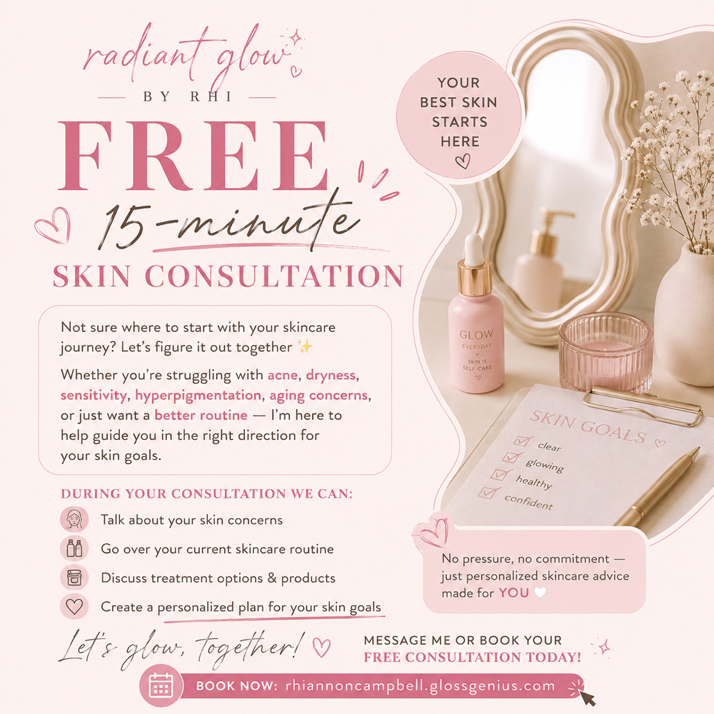 Skin Consultation at Radiant Glow by Rhi in Tell City, IN