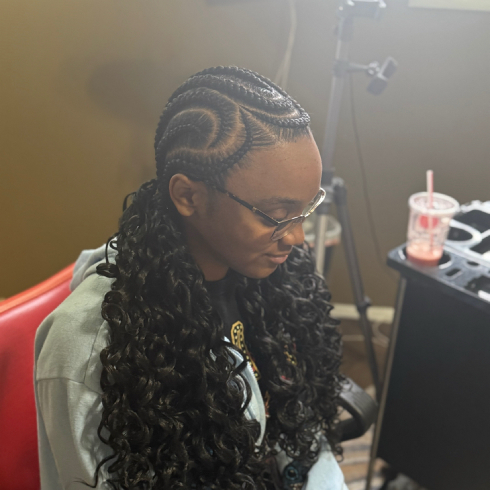 Under 10 Feed In Braids And Crochet at Preciousstylez in Pittsburgh, PA
